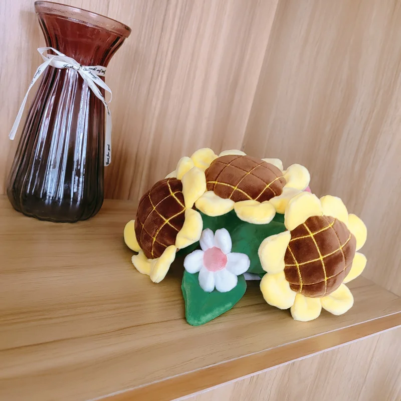 ひまわりのぬいぐるみ,バレンタインデーの花,女の子のおもちゃ,ギフト,家の装飾,手作り,装飾おもちゃ,30cm