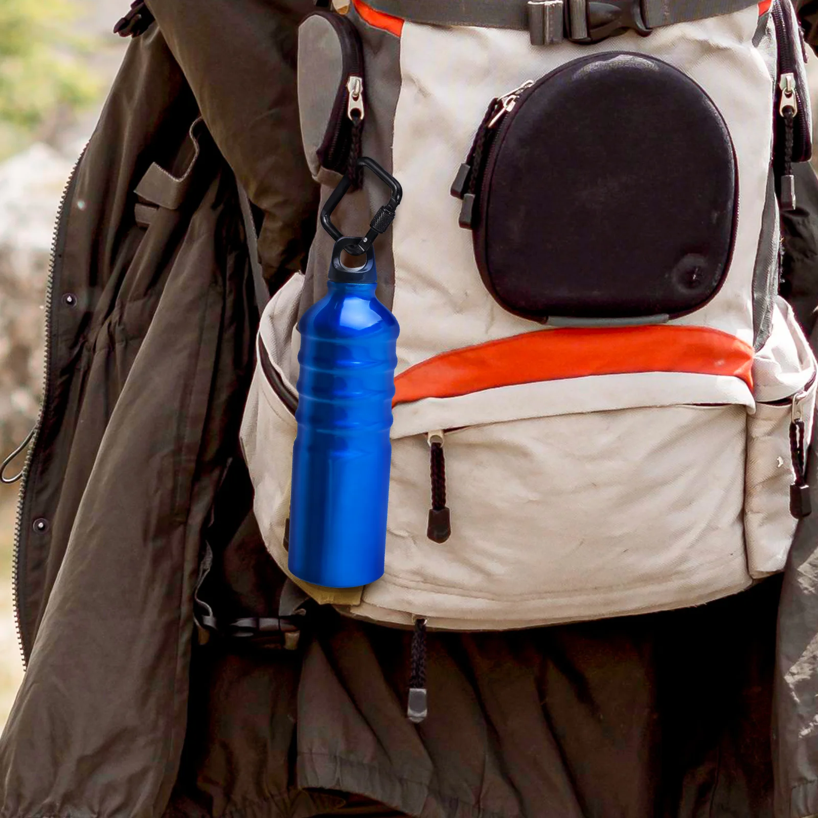 

6Pcs Heavy Duty Square Carabiner Clips Key Ring Holder for Camping Hiking Multiple Applications Climbing Buckles