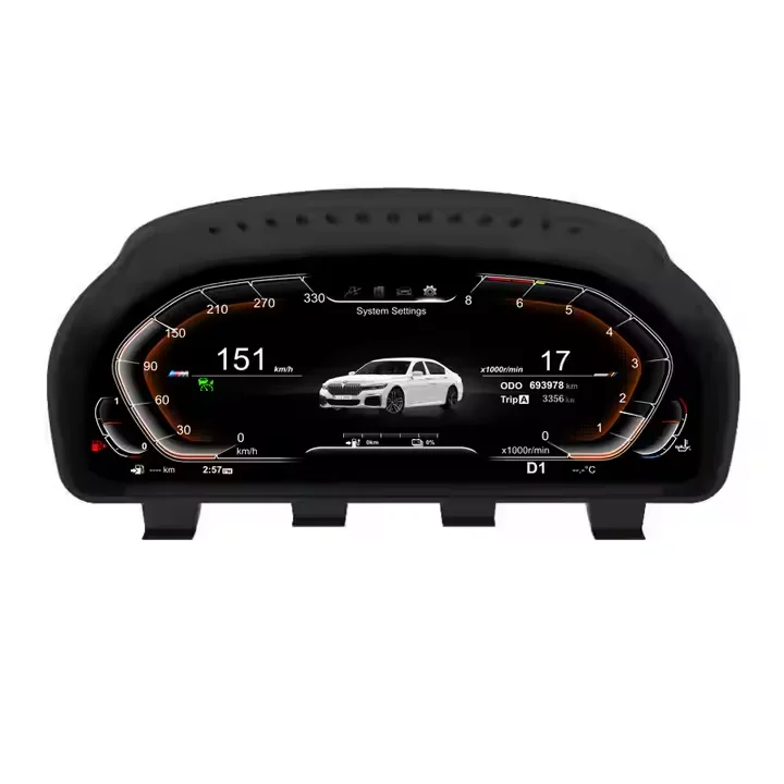 LCD Dashboard Tachometer Digital Cluster Für GT F07 F10 F11 F18 F06 F12 F13 F01 F02 F03 F25 F26 F15 F16 LINUX System