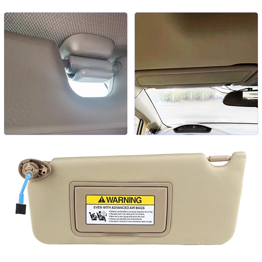 Car Sun Visor Grey Beige Driver Side Passenger Side Left Accessories For Honda Accord 2008 2009 2010 2011-2017 83280TA5A51ZA