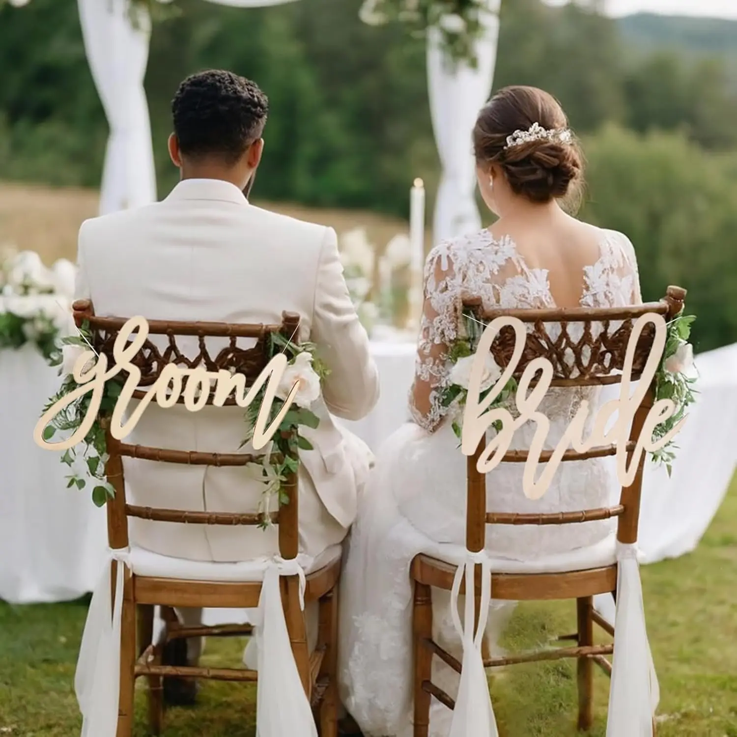 

Таблички на стулья для будущей невесты - Декоративные таблички для стульев на девичник, украшения для свадебных и помолвочных торжеств, реквизит для фотосессий