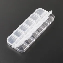 New Weekly Portable Travel Pill Cases Box 7 Days Organizer 12 Grids Pills Container Storage Tablets Vitamins Medicine Fish Oils