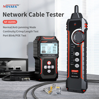 Noyafa NF-8209S Network Cable Tester Measure Length POE LAN Cable Test LCD Display Scan Cable Wiremap Wire Tracker Network Tools