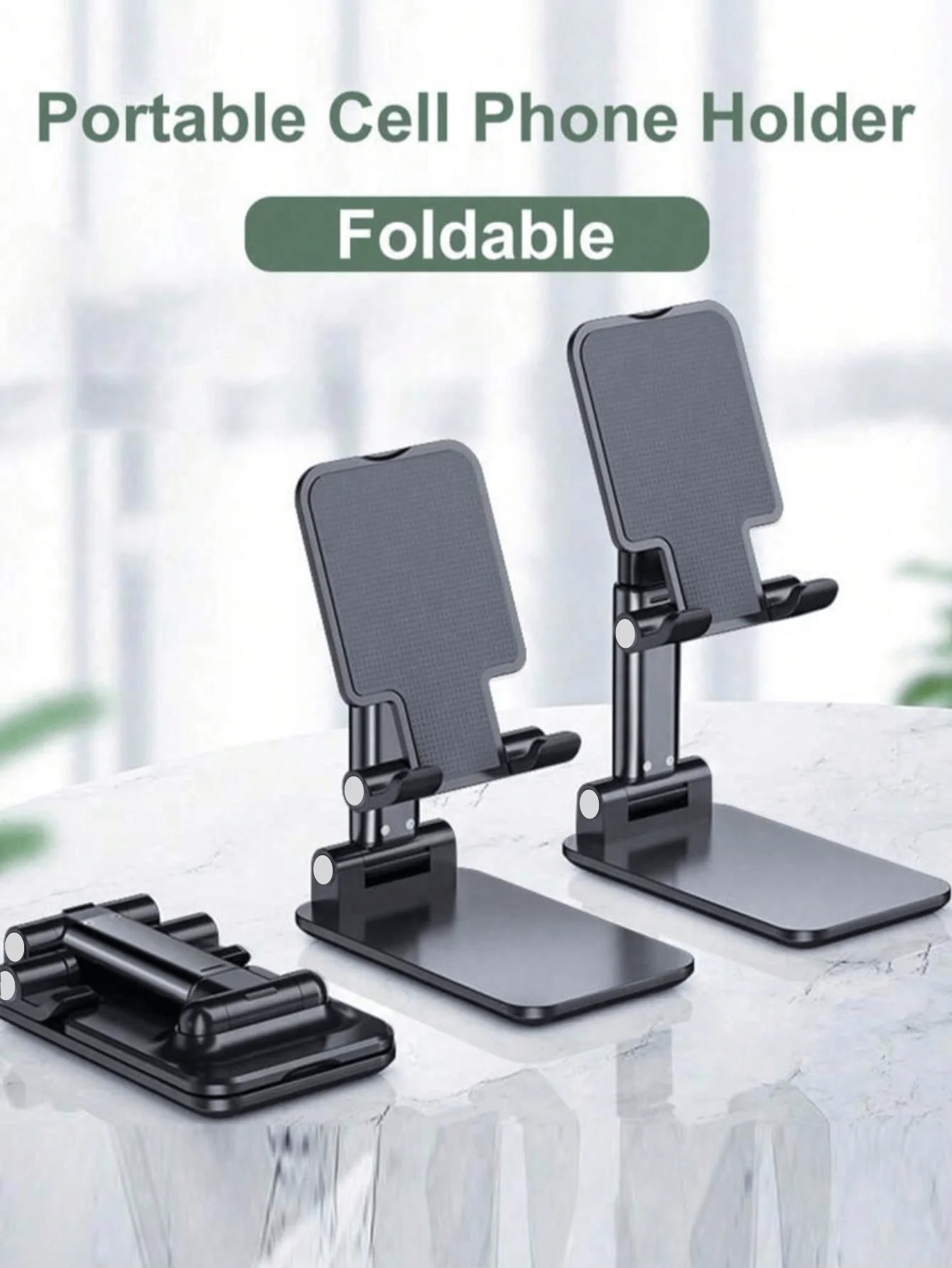 

360° Rotatable Foldable Phone Stand, Adjustable Desktop Phone Holder Base Compatible With IPhone 15/15 Pro/15 Pro Max/14/13 Mini/13/13 Pro Max/12 Mini/12/12 Pro/12 Pro Max/11/11 Pro/11 Pro Max/Xs/Xs Max/XR/X/8/7, Galaxy S22 Ultra/S22+/S22/S21/S21+/S20/S20