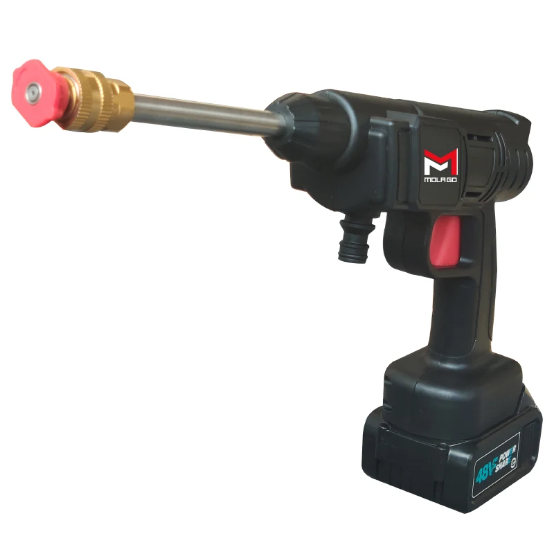 Car Washer High Pressure Portable Wash Gun Cordless Electric Cleaning Machine Lithium Battery Washer Spray Gun