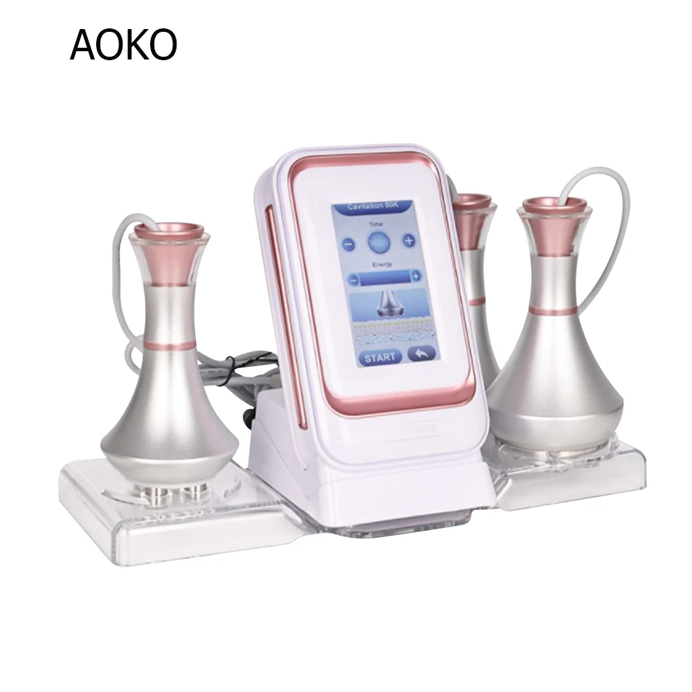 AOKO New 80k  Fat  Cavitation And Vacuum Machine Fast Weight Loss Cellulite Remover Body Sculpting Grease Explosion Device