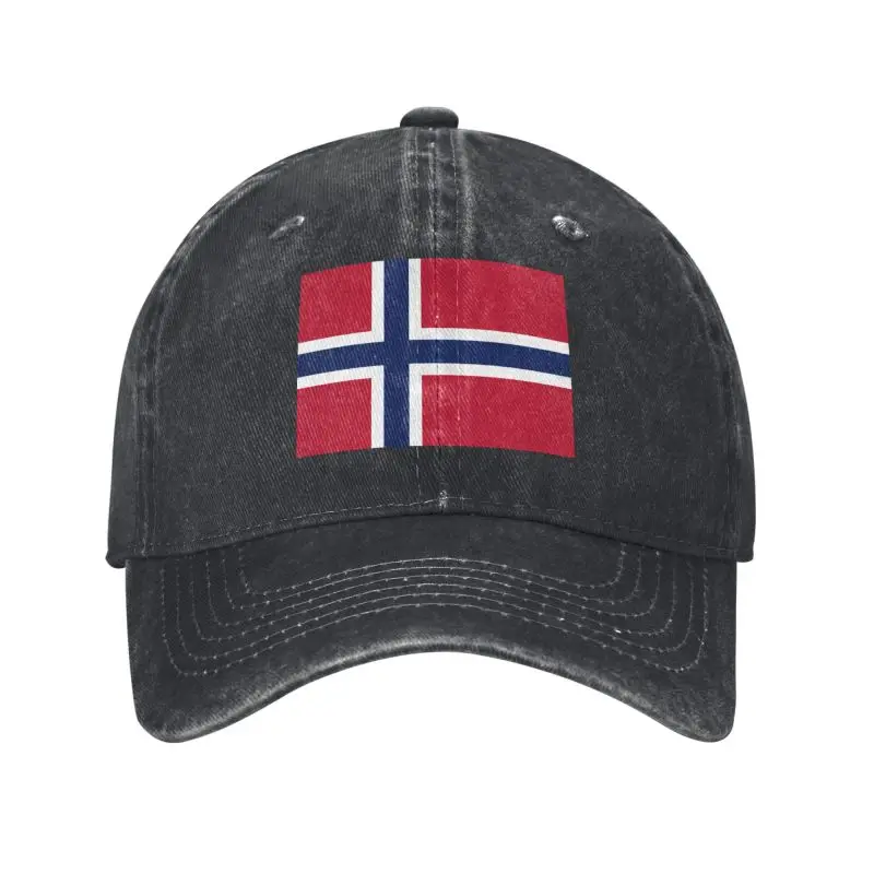 Custom Cool Cotton Flag Of Norway Baseball Cap Men Women Adjustable Adult Dad Hat Outdoor