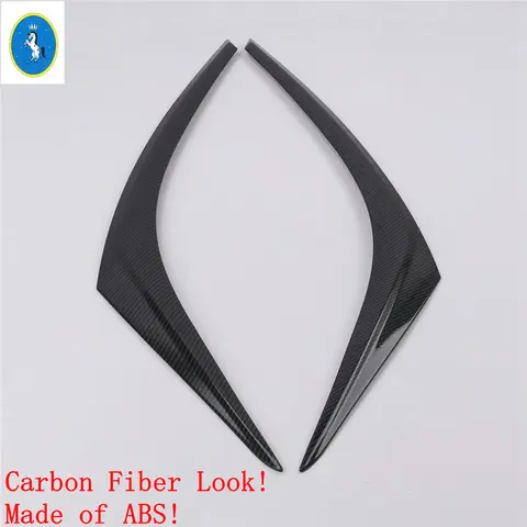 Front Head Lights Lamps Eyelid Eyebrow Strip Decoration Cover Trim For Toyota C-HR CHR 2016 - 2020 ABS Accessories Exterior Kit 10 best sales toyota chr styling - №2