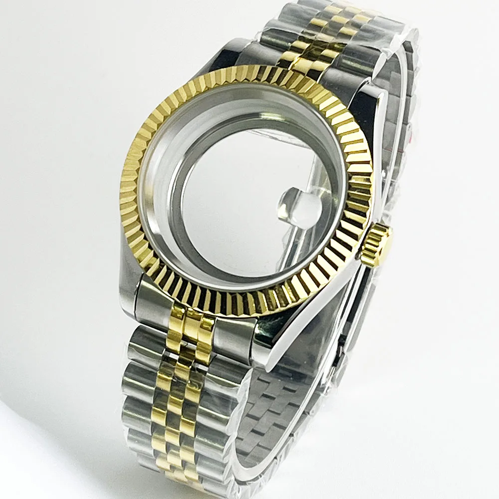 NH35 Case 40mm case NH35 Replacement parts Installed NH34 Miyota 8215 dial hands sapphire glass 3-point window