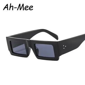 小長方形太陽眼鏡 男女 糖果綠色太陽眼鏡 品牌 Gafas 旅行太陽眼鏡 復古鉚釘復古眼鏡 8 最佳銷售 綠色眼鏡 - №8