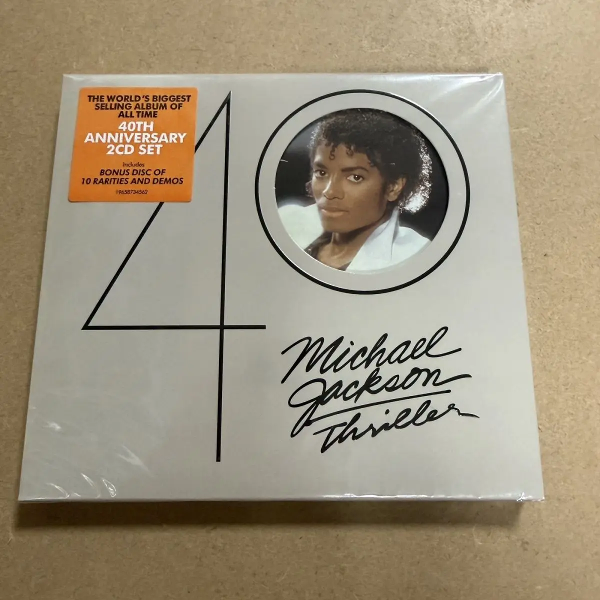 Michael Jackson Thriller 40th Anniversary 2CD Billie Jean Replica Non-Official King of Pop Fans Collection Gift