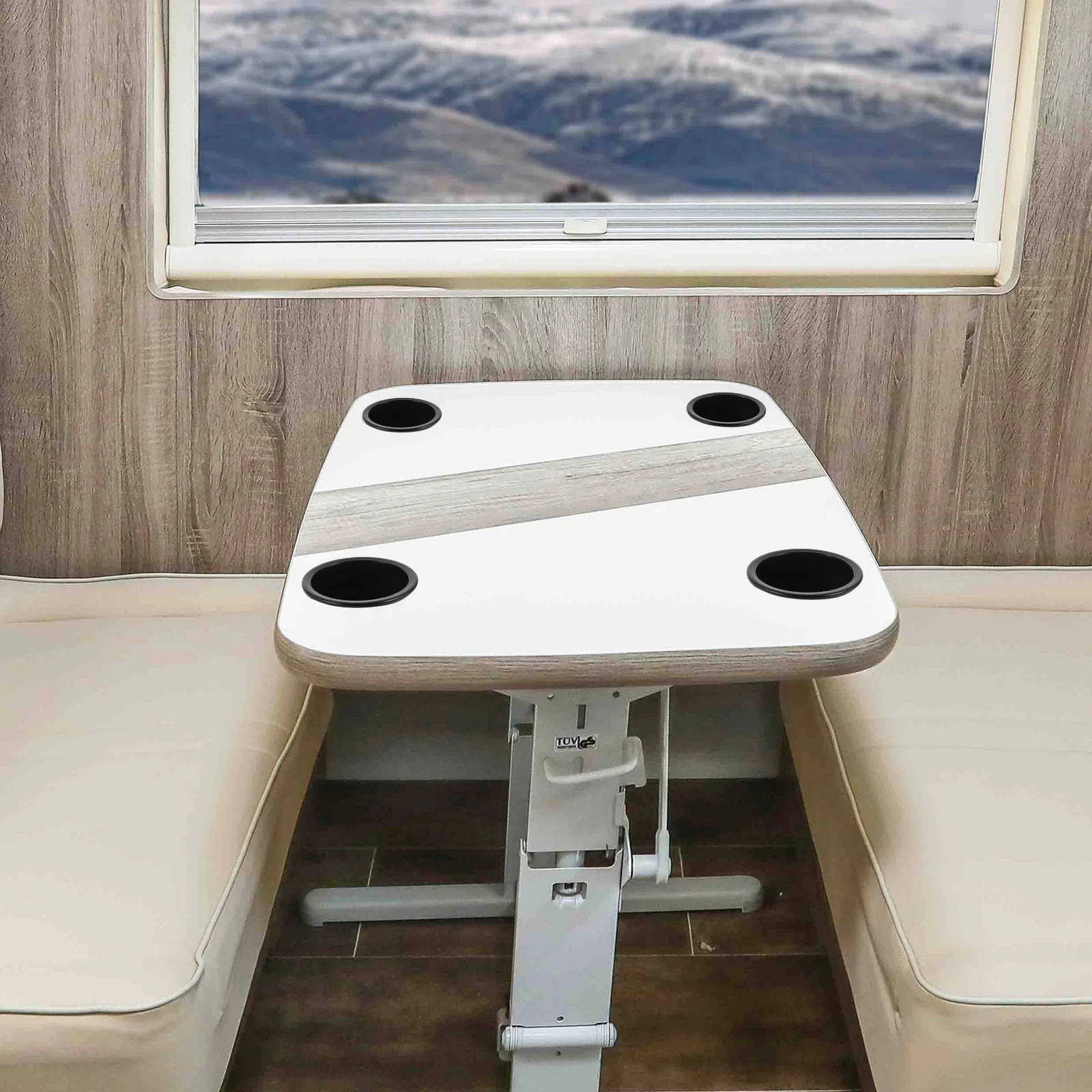 

Plastic Car Cup Holder Insert Anti-Spill Easy Install Boat Sofa Motorhome Vehicle Drink Holder Cupholder Boat Cup Holders