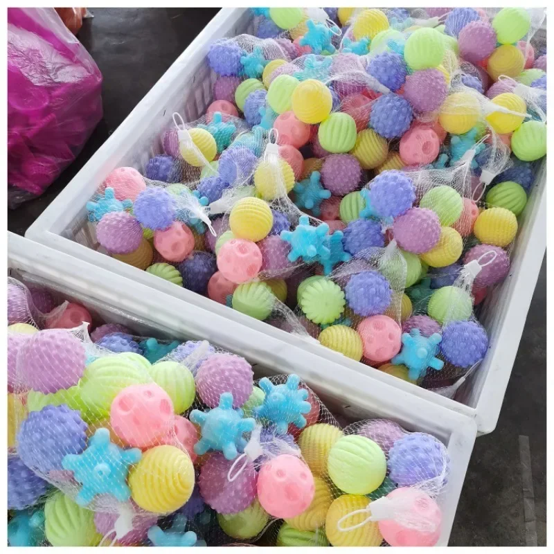 Mixed Texture Soft Rubber Balls Set Tactile Sense Development Hand Grasp Workout For Bathroom And Indoor Rest Area Application