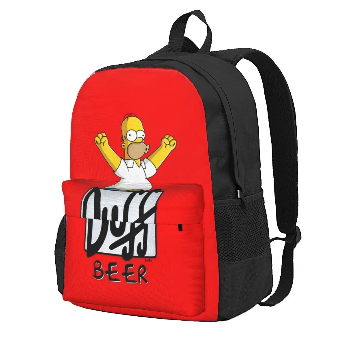 Duff BeerStudent Backpack School Bag Hiking Travel Daypack for Boys Girls Fashion Bookbag Shoulder Bags