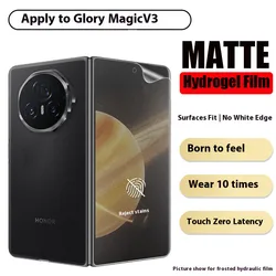 3 in1 Screen Protector For Honor Magic V3 Vs MagicV Magicvs Magicv2 Internal Inner Outer Hinge Sticker Matte Hydrogel TPU Film