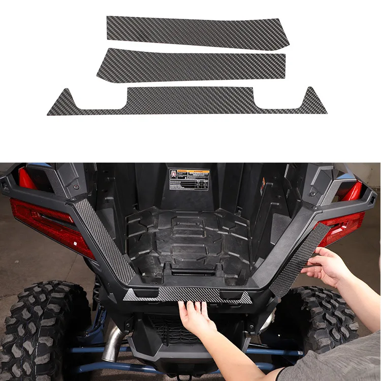 

rear trim, For Polaris knife RZR PRO XP UItimate carbon fiber sheet