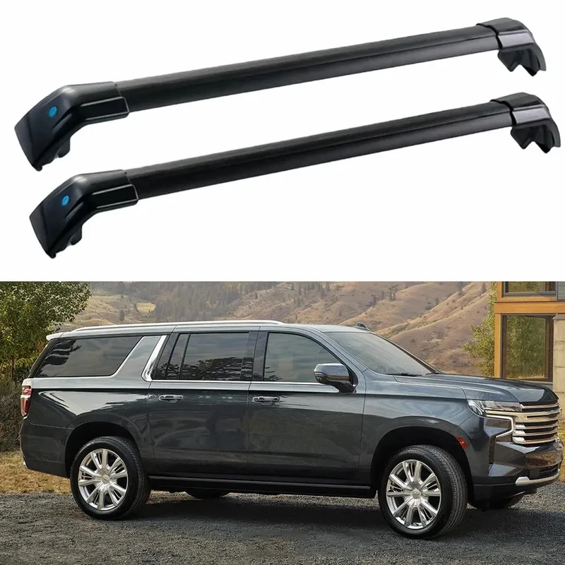 

High Quality2PCS Bar Fits 2021-2024 Roof Rail Rack Lockable Cargo Bars Premium Car Accessories