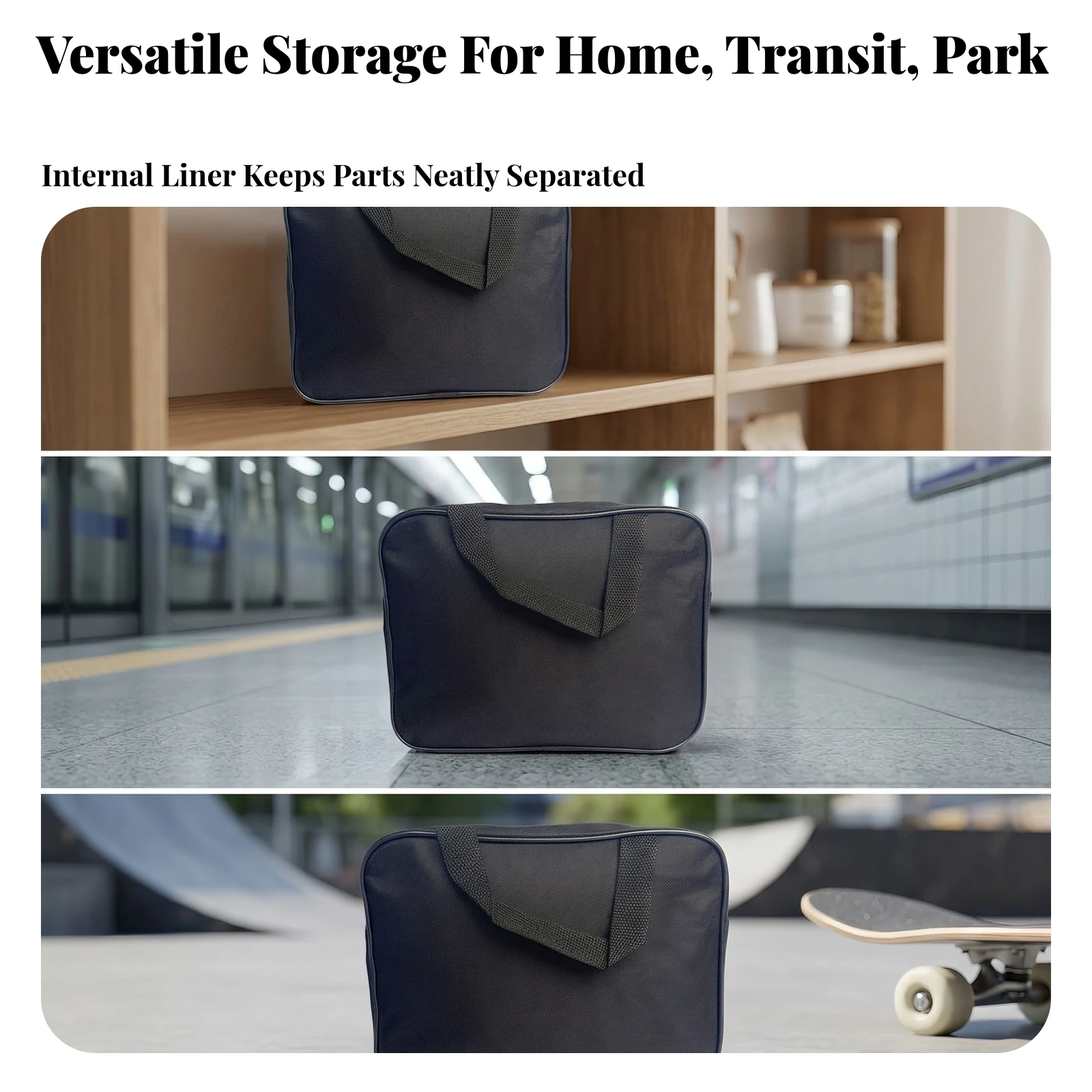 Drift Board Bag Compact Drift Board Carrying Case Long-Lasting Wear-Resistant for Commuters, Commuting, Home Storage