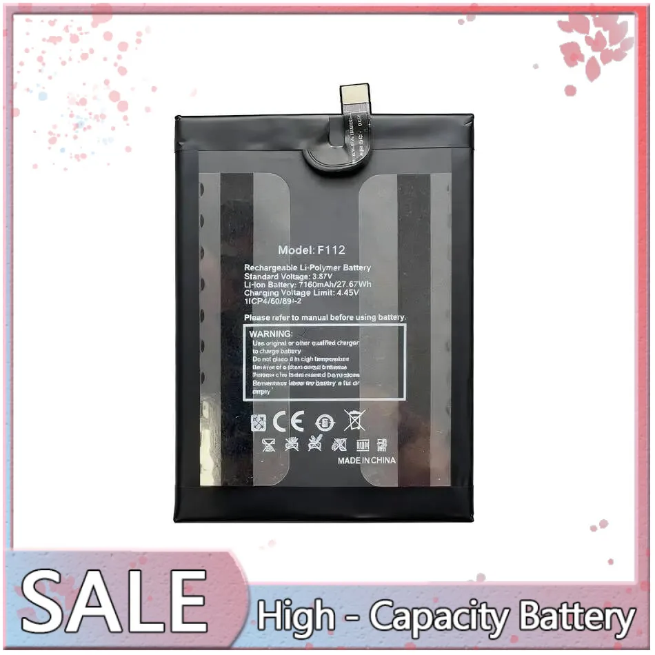 

Аккумулятор мобильного телефона для Fossibot F112, надежная замена 7150 мАч