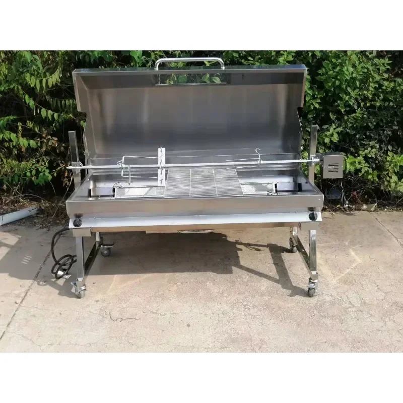 Portable garden LPG gas outdoor lamb pig spits bbq rotisserie grill for commercial