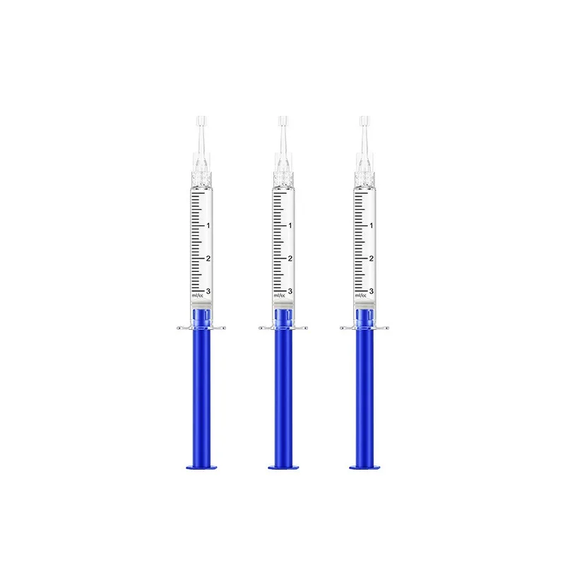 3ml zestaw zębów przyrząd kosmetyczny żelowy niebieski popychacz wybielający igłę żółty rozjaśniający zęby narzędzia do odkażania wybielania