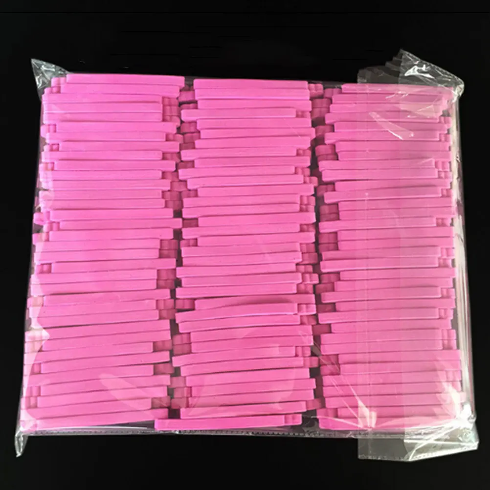 

100Pcs Toe Separators Pedicure Sponge Material Finger Separator Nail Art Tool Separate Nails Easy Use Nail Toe Separator
