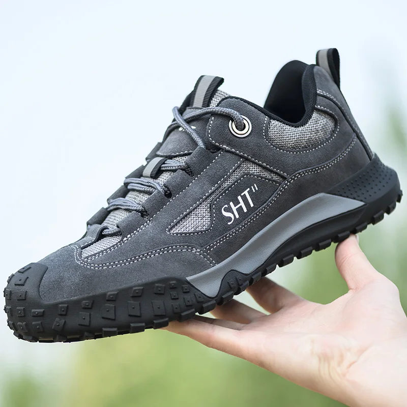 Quality Safety Shoes Men Puncture-Proof Work Shoes Wear Resistant Indestructible Shoes Anti Scalding Anti Slip Steel Toe Shoes