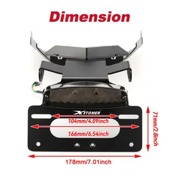 6 best sales Suporte de placa traseiro bmw f900 r - №2
