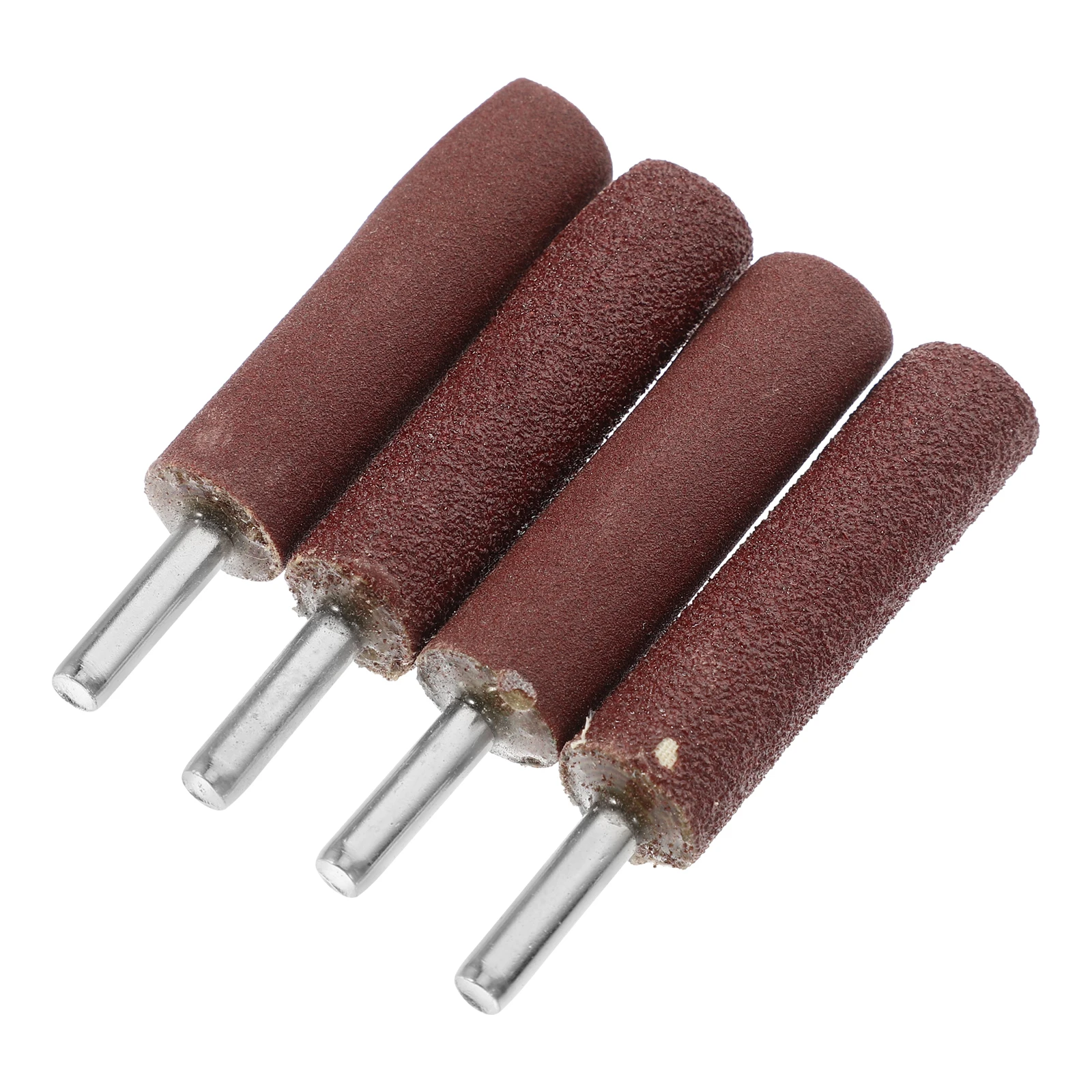 

4pcs Sanding Drum 6mm Shank 80Grit 240Grit Flap Wheel Abrasive Cloth Grinding Head for Rotary Tool Die Grinder Sandpaper Roll