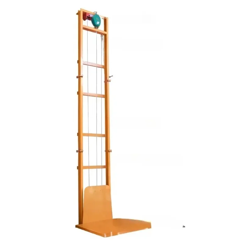 

Electric Hydraulic Small Household Cargo lift Load 500KG 1Ton Elevator Guide rail Platform Warehouse Transportation Customizable