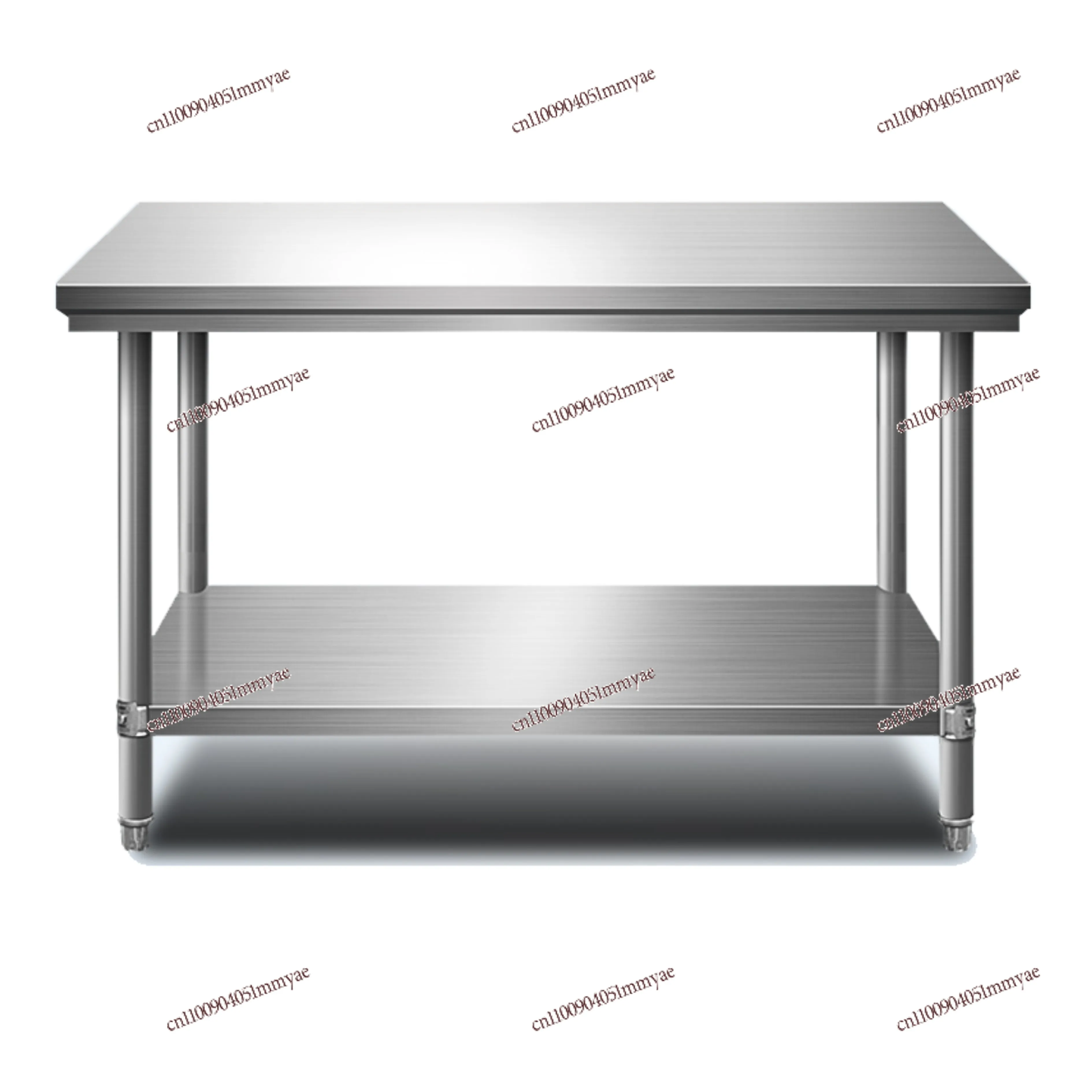 

Stainless Steel Worktable Rectangular Square Kitchen Thickened Cutting Table Commercial Restaurant Chopping Board