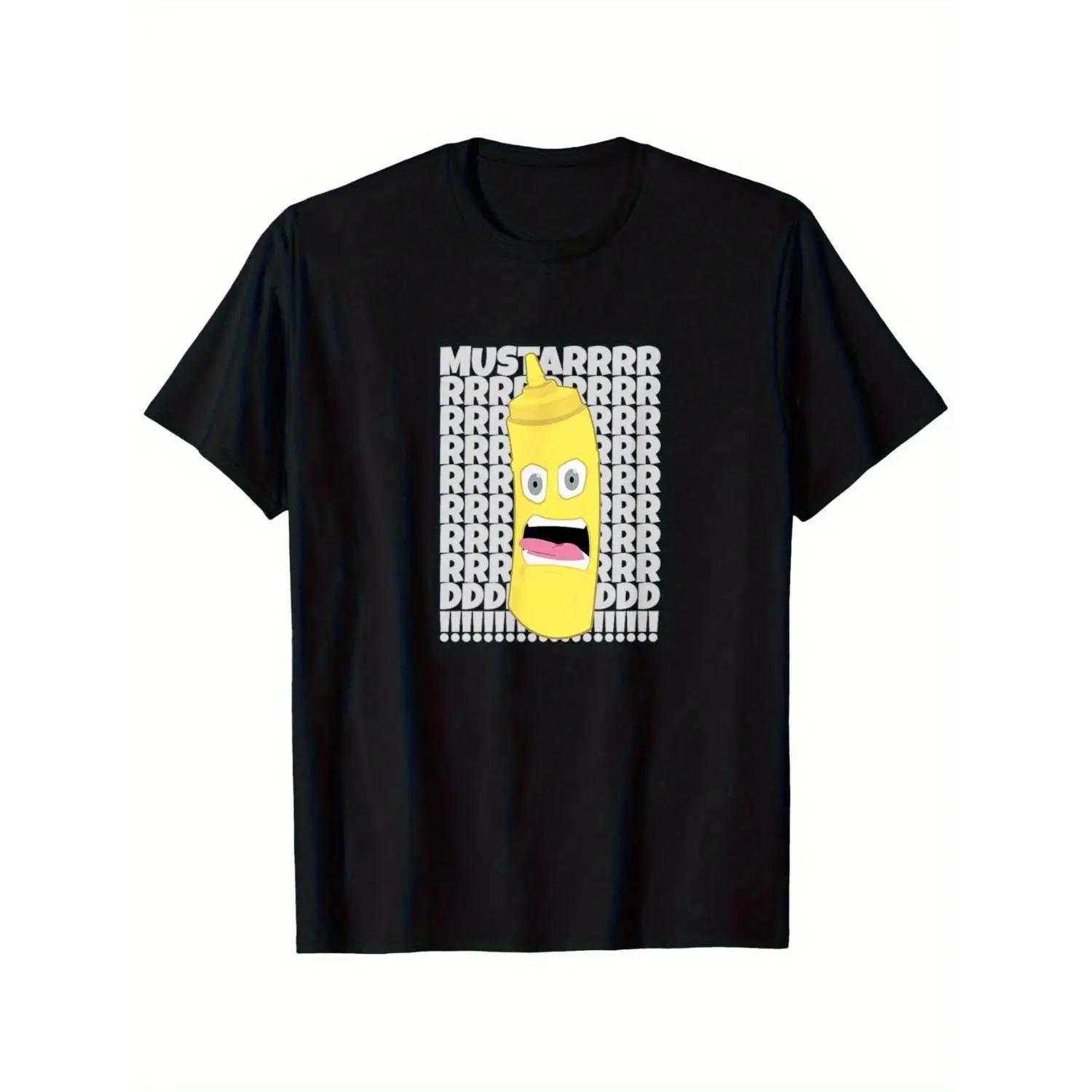 Men's Mustard Yellow Graphic T-Shirt - Bold 