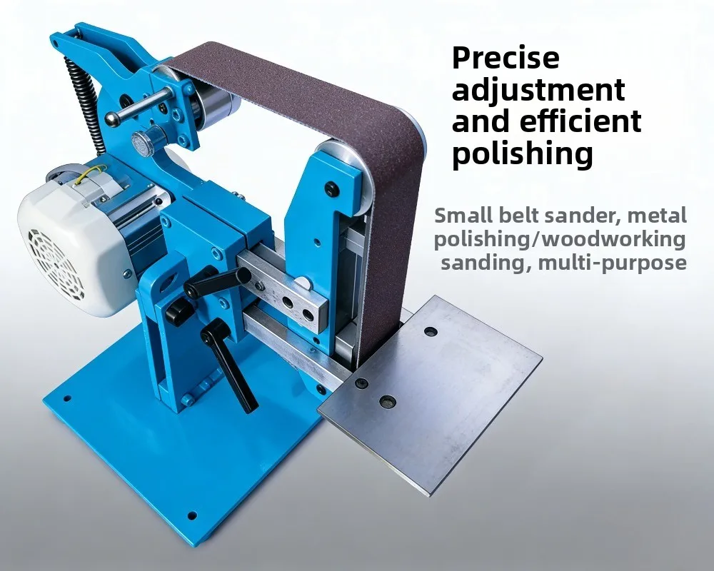 Household Small Sand Belt Machine 915 Sand Belt Machine Vertical and Horizontal Dual-use Sand Belt Machine All Steel Structure