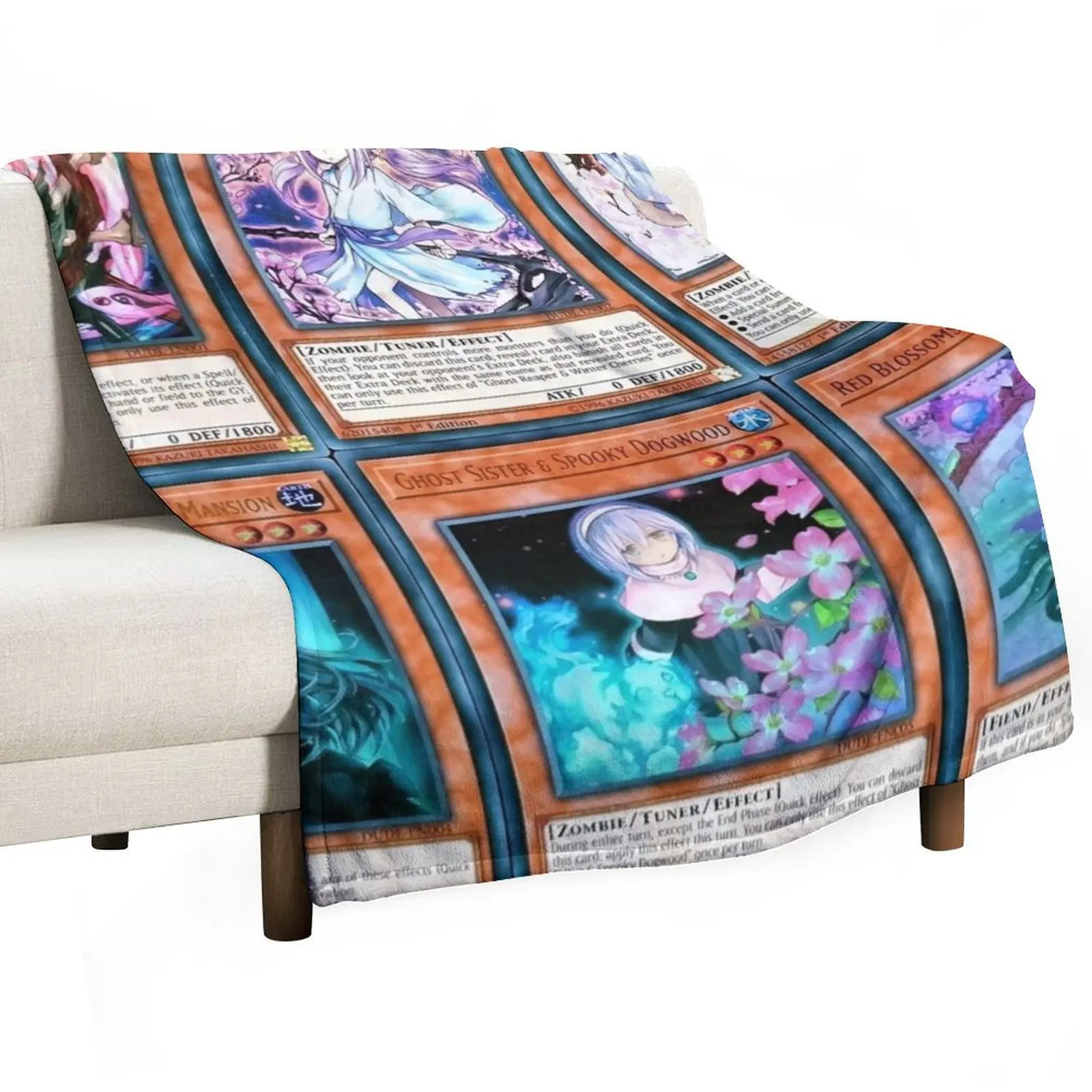 

ghost girl hand traps ash blossom joyous spring edit Throw Blanket Luxury Thin bed plaid blankets ands Blankets