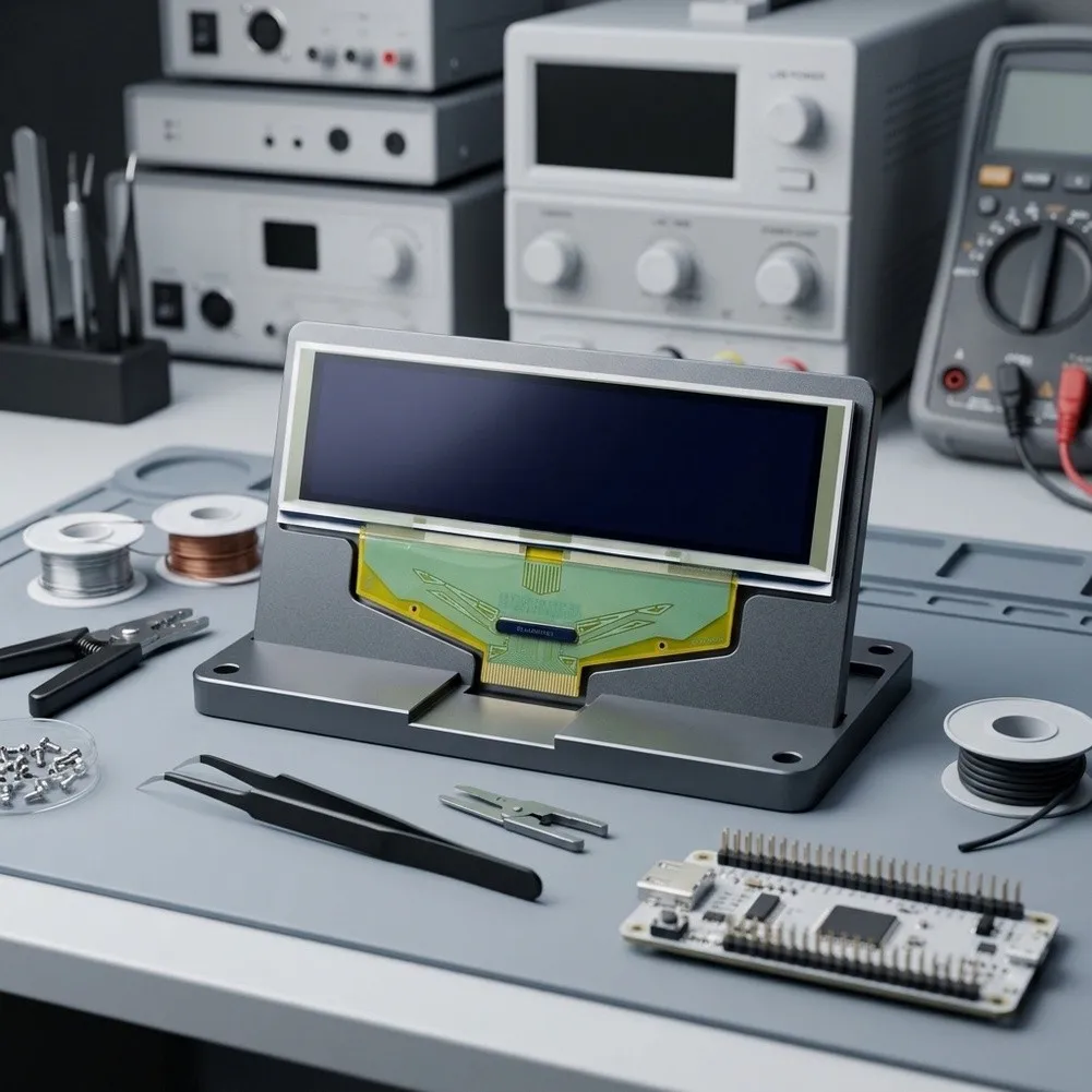 3.12 inch For OLED Display Module 256x64 Resolution 0.3x0.3 mm Dot Pitch for Embedded Applications and Projects
