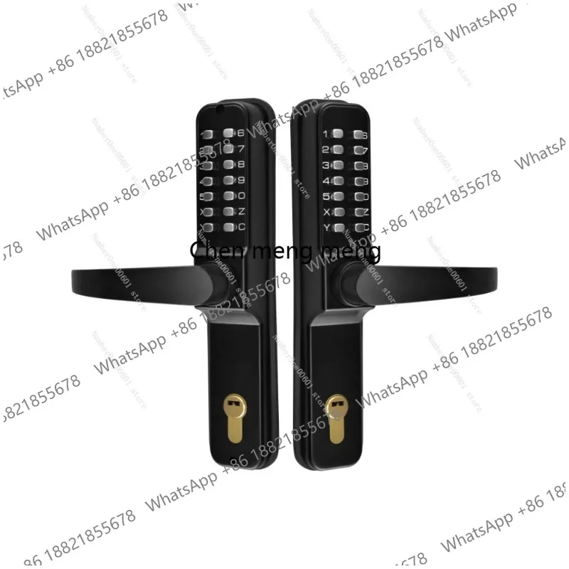 

Villa Mechanical Password Lock, Garden Iron Door, Double-sided Password Lock, Courtyard Door
