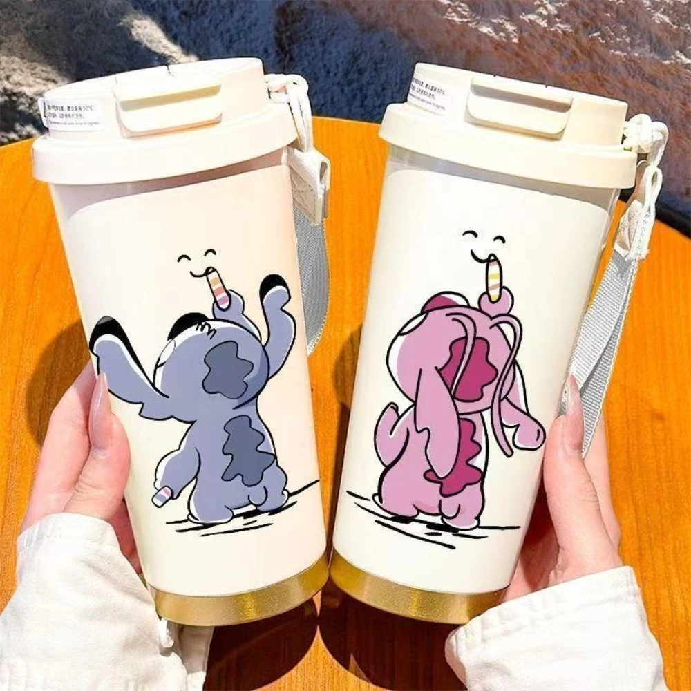 

MINISO Disney бутылка для воды детские двойные соломенные бутылки кофейная кружка модная портативная чашка для питья для женщин подарок для девочек