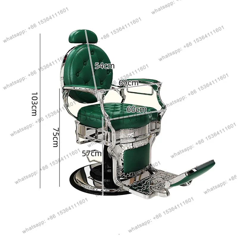 Specialty Swivel Barber Chair With Backrest Vintage Luxury Unique Barber Chair Modern Aesthetic Chaise Coiffeuse Salon Furniture