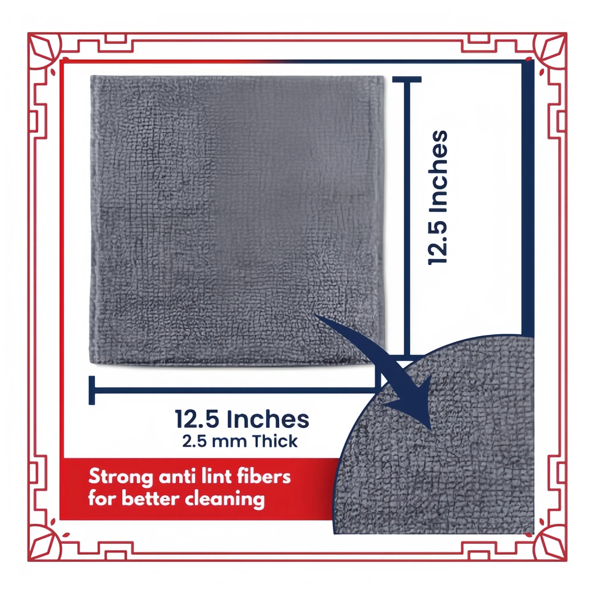 

Серые салфетки из микрофибры, 12 шт., 12 стирок, без полос для детализации автомобиля и блеска зеркала