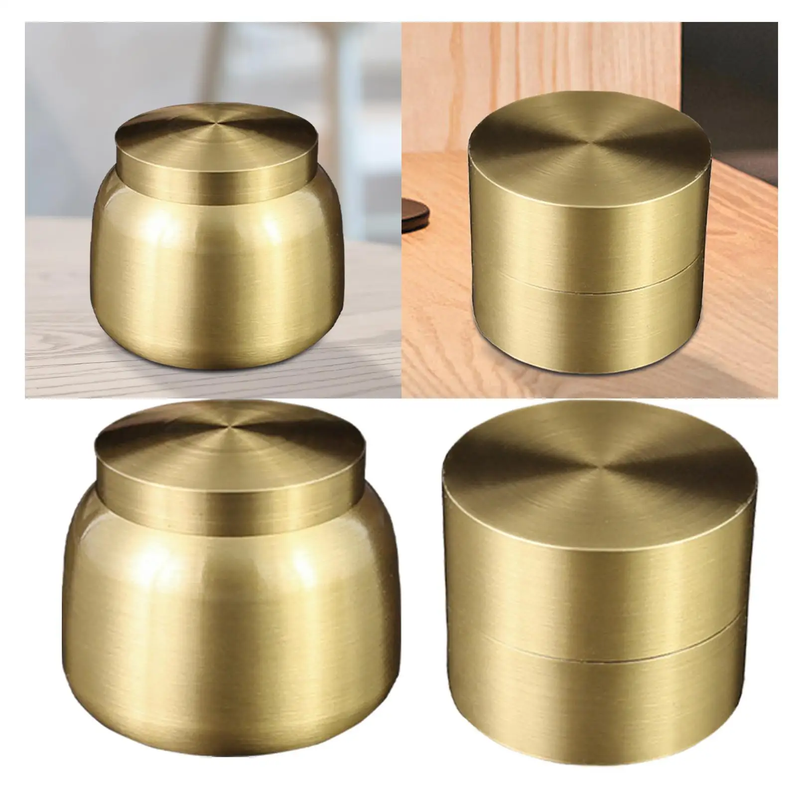 Recipiente de cobre, urna para animales pequeños, tarro de sellado hermoso multiusos pequeño, tarro de té suelto