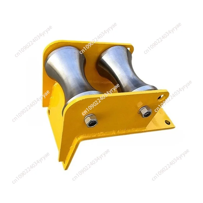 New Heavy-Duty Alloy Steel Cable Reel Pulley with Pipe Port