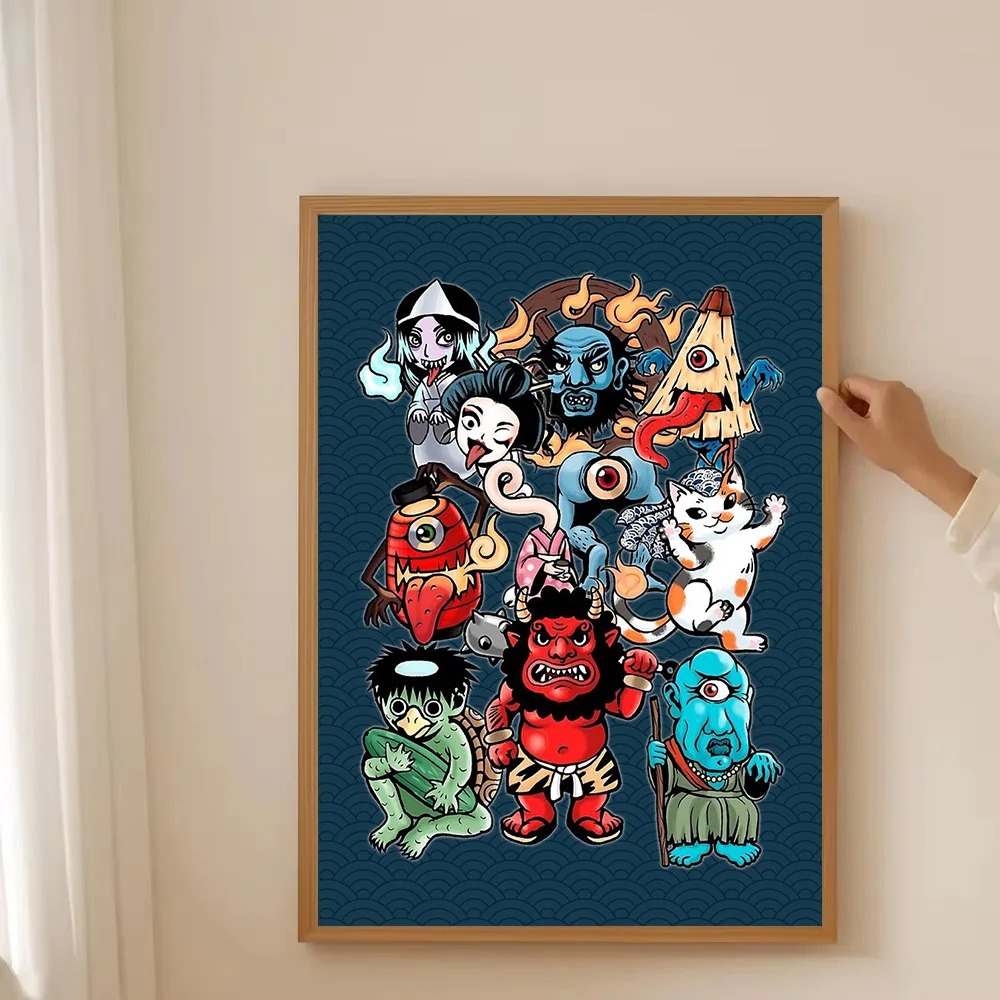 غير المؤطرة باطني الثعبان الأيدي قماش جدار الفن القوطية ديكور ساحر ديكور المنزل الظلام الأكاديمية الفن غرفة الروحية غرفة جمالية #3