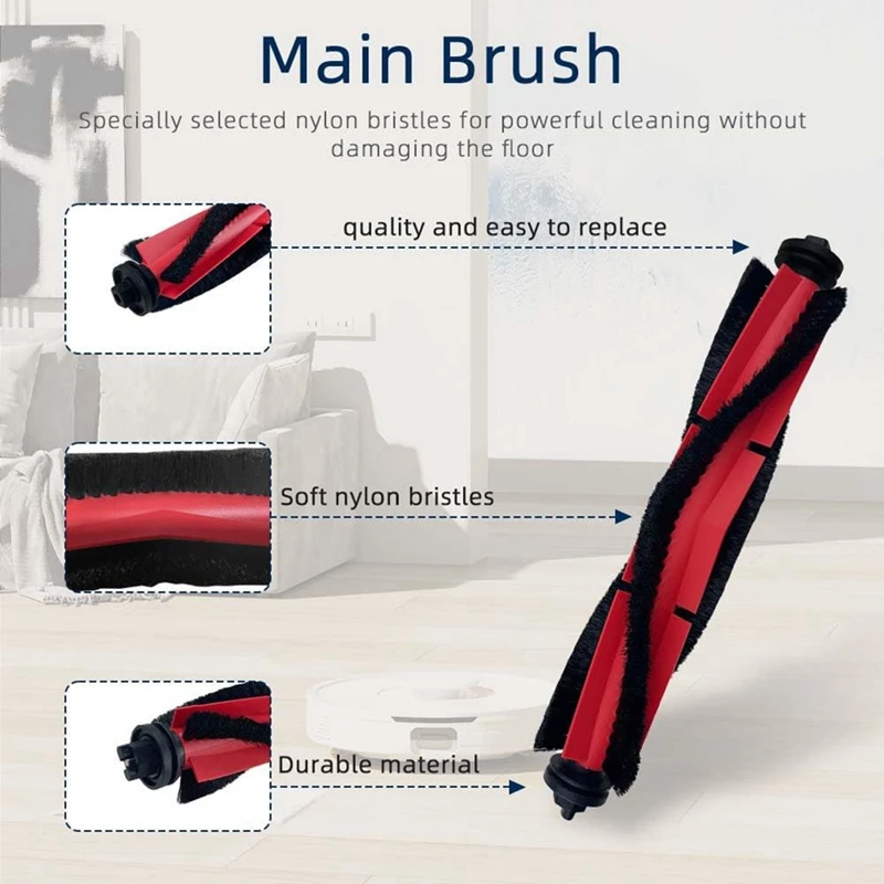 Запасной комплект, совместимый с запасными частями робота-пылесоса Roborock Q5, Q5+