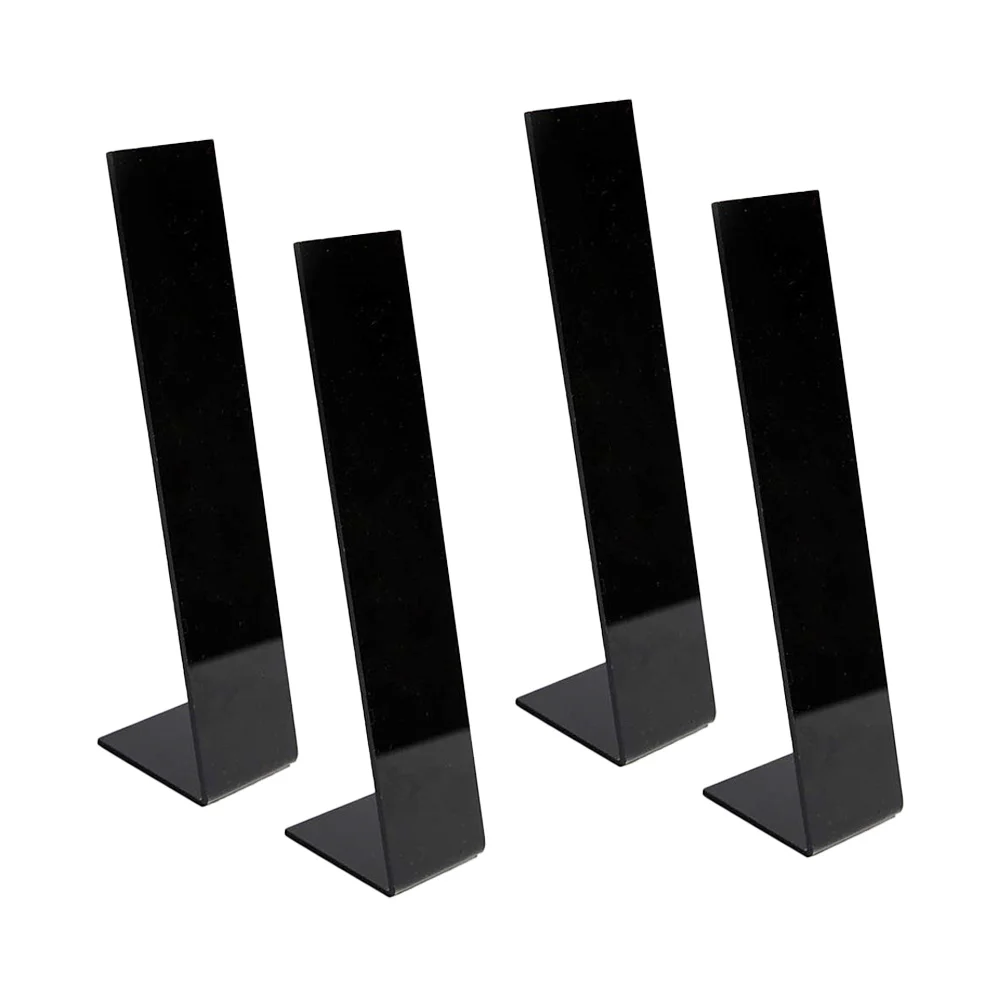 4 Pcs Hairpin Display Stand Clips Acrylic Holder Barrettes Organizer Storage Rack Easel