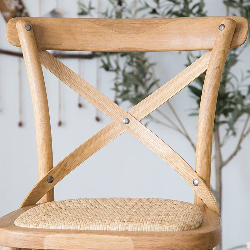 Tabourets De Bar De réception en bois comptoir moderne chaises De Bar créatives simples mode confortable Taburetes Altos De Cocina meubles