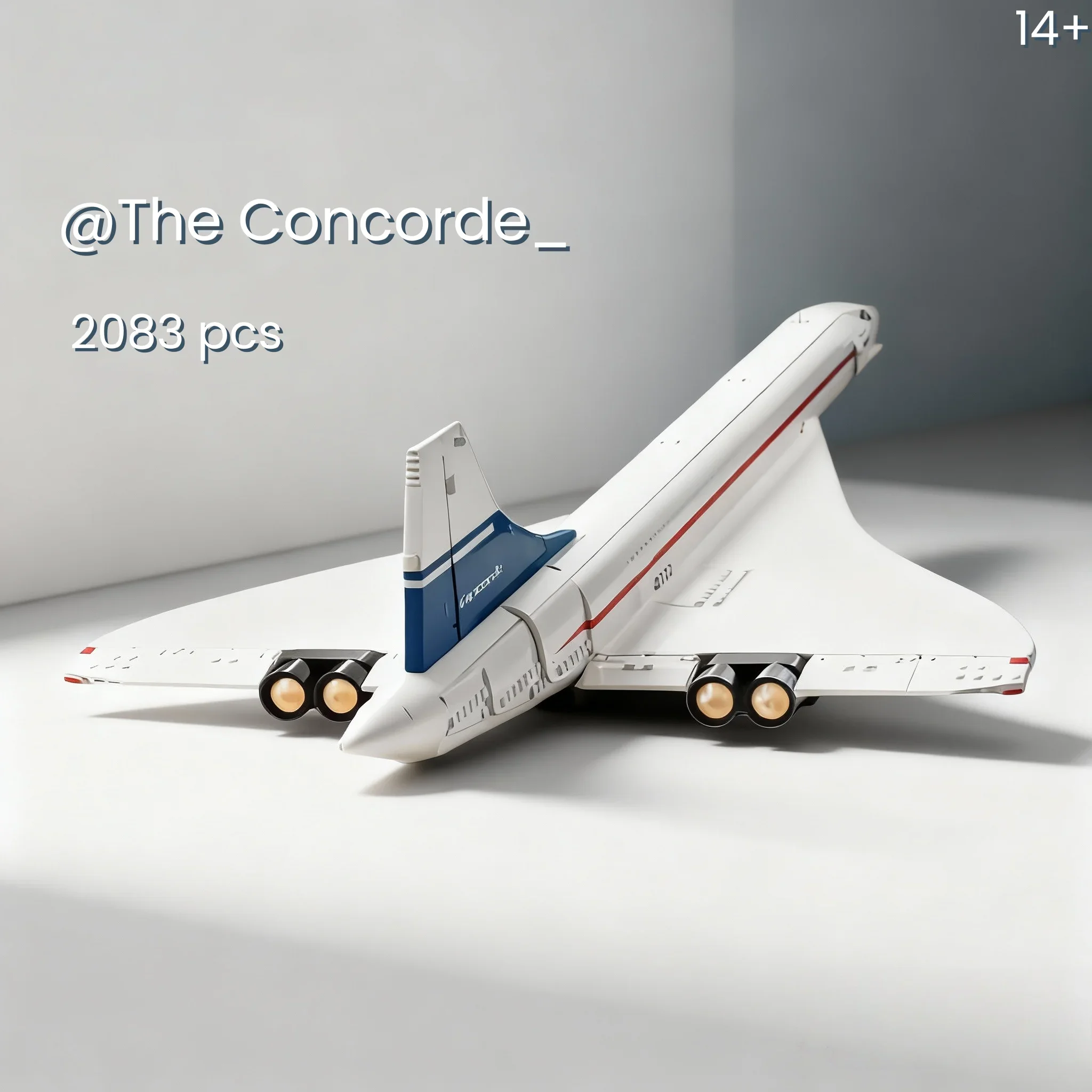 MOC 10318 ايرباص كونكورد بناء عدة الأسرع من الصوت طائرة الفضاء المكوك نموذج لعبة تعليمية للأطفال هدايا عيد الميلاد