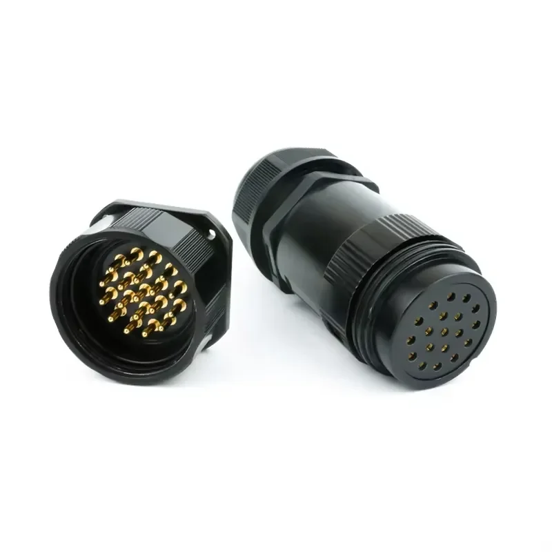 Multipin 19 Pin Female Plug Male Socket Power Socapex Style Connector