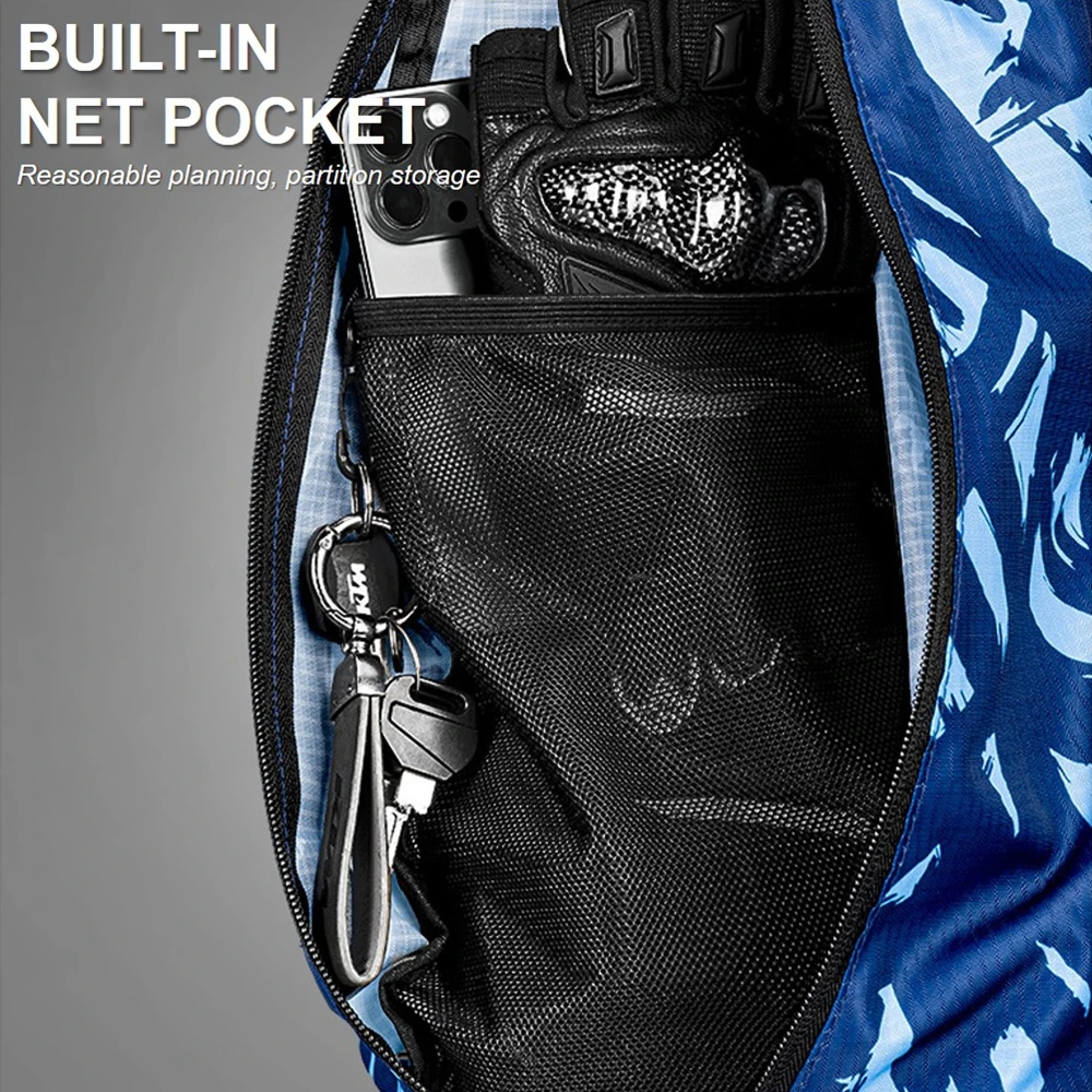 Motorcycle Helmet Bags Female Men Travel Moto Bags Reflective Large Capacity Motorcycle Helmet Backpack Accessories