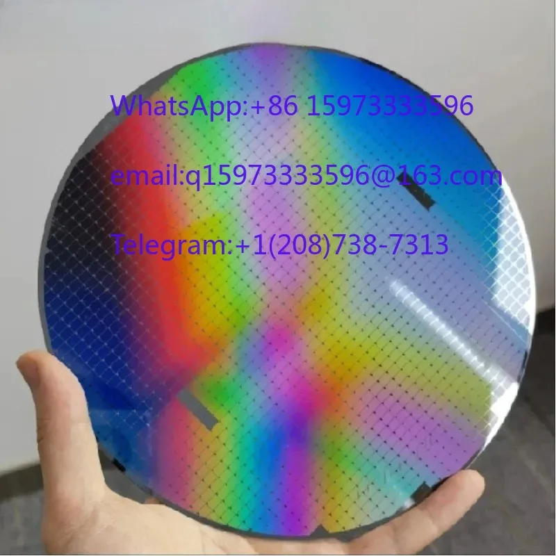 10 pcs  Semiconductor Silicon Wafer Sample 6in 8in for School Popular Science Education IC Chip Integrated Circuit Display