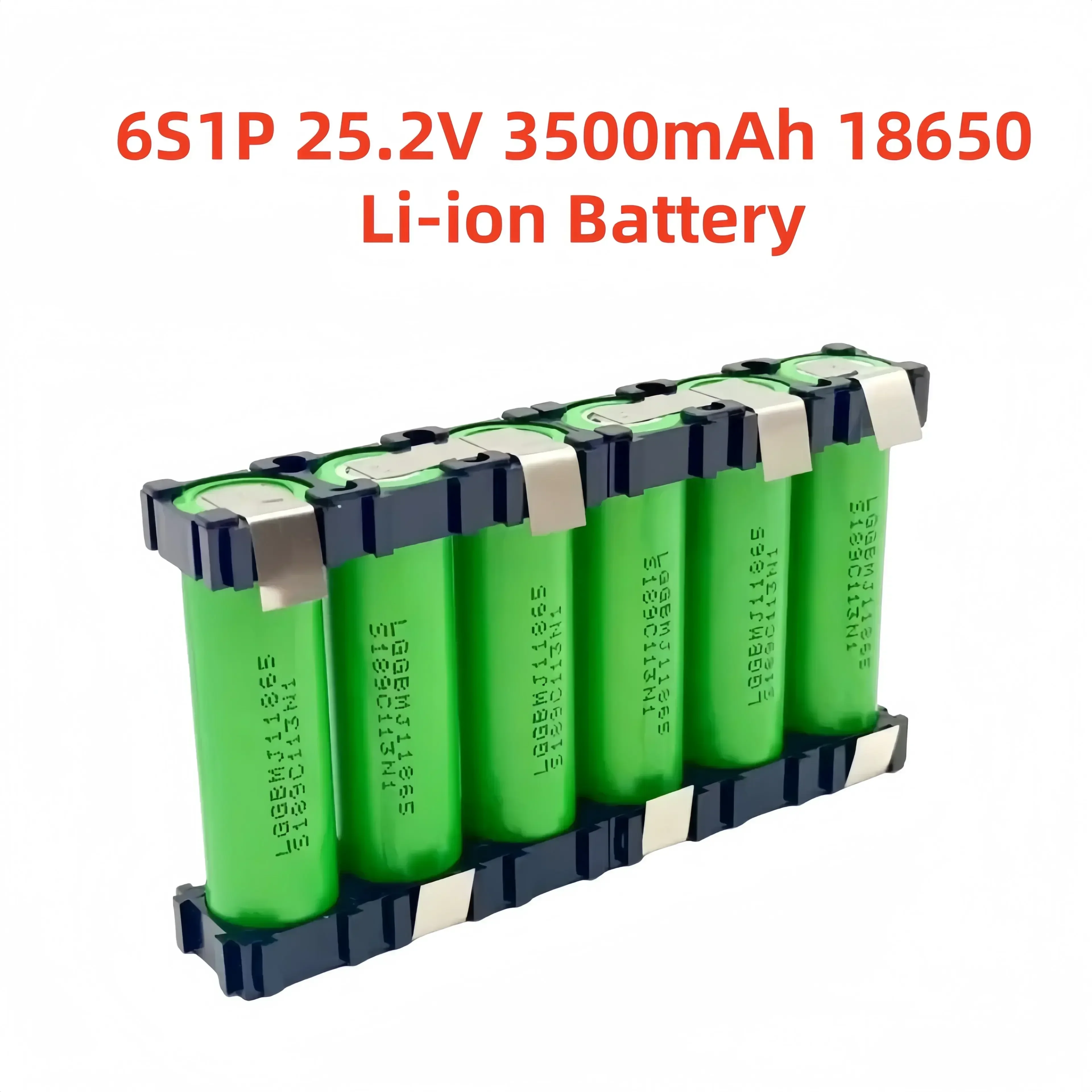 18650-MJ1 lithium battery pack customized 7.4V~25.2V 3500mAh/7000mAh battery welding 2S1P-6S1P battery pack